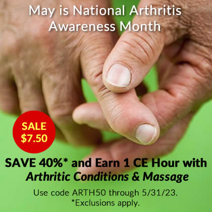 Save 50% on Arthritic Conditions & Massage