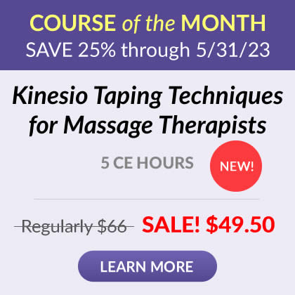Course of the Month - Kinesio Taping Techniques for Massage Therapists