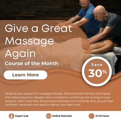 Course of the Month - Give a Great Massage Again