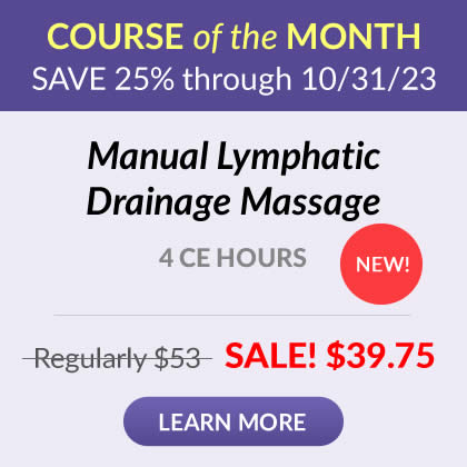 Course of the Month - Manual Lymphatic Drainage Massage