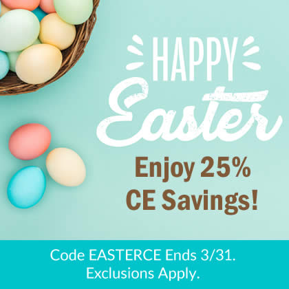 Hop Into 25% CE Savings!