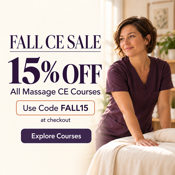 Save 15% on Home Study Massage CE