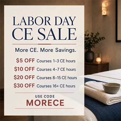 Save Up to $30 on Massage CE