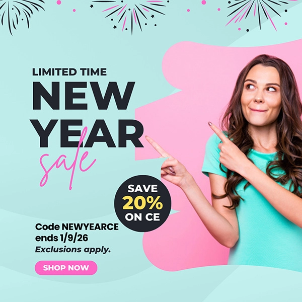 20% New Year's Massage CE Savings!
