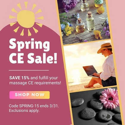 15% Off Spring Massage CE Savings