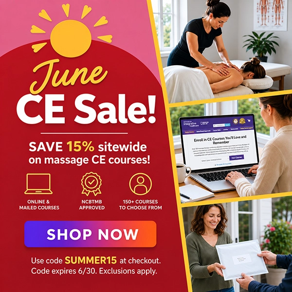 Save 15% on Home Study Massage CE