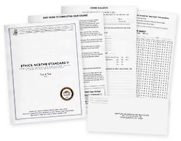 Ethics: NCBTMB Standard V CE Course Materials