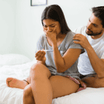Couple upset after negative pregnancy test
