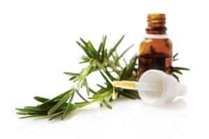 Rosemary essential oil can be used in a massage session for constipation.