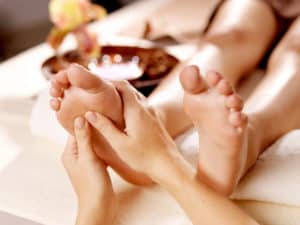 Foot massage is good for diabetic patients.