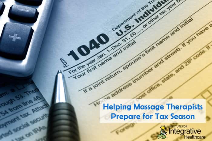 Helping Massage Therapists Prepare for Tax Season