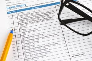 Massage Therapy Client Health History Form