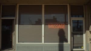 exterior of potential illicit massage parlor