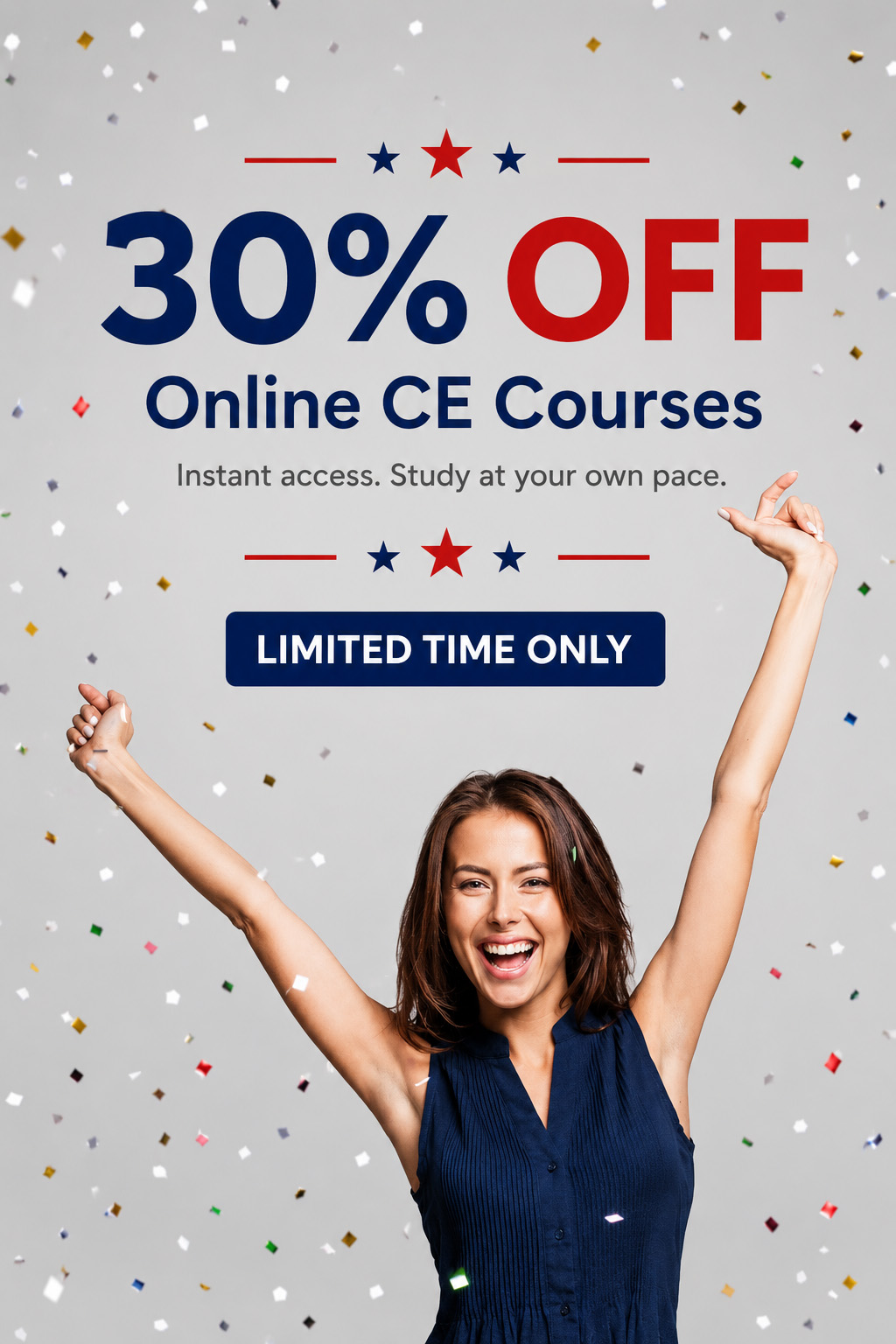 Save 30% on online CE courses